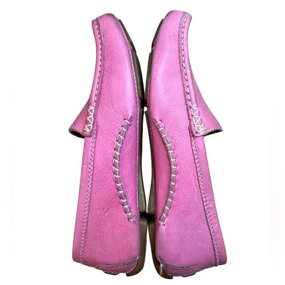 Russell & Bromley Pink Leather Loafers - Picture 8 of 12